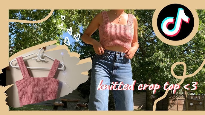 How to: Knit a Chunky Bralette Top, Chunky Game Set Match Top Walkthrough