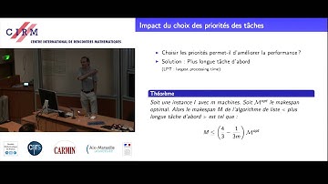 Frédéric Vivien : Ordonnancement - 2ème partie : ordonnancement sur machines parallèles