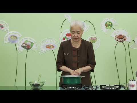 Món chay 319 - CANH NẤM CỦ SEN