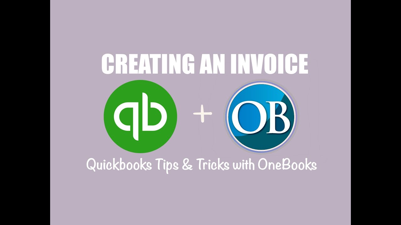 How to Create an Invoice on Quickbooks Online - YouTube