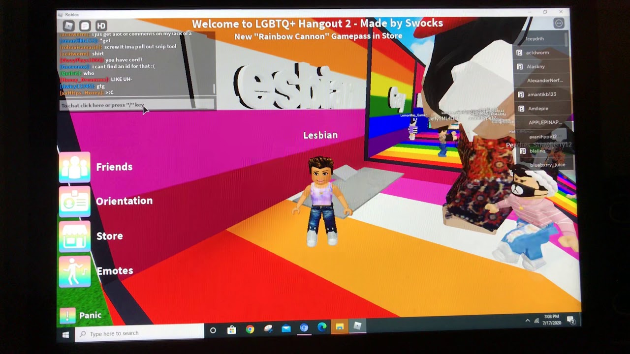 Lgbtq Hangout Roblox Youtube - lgbtq homestore hangout roblox