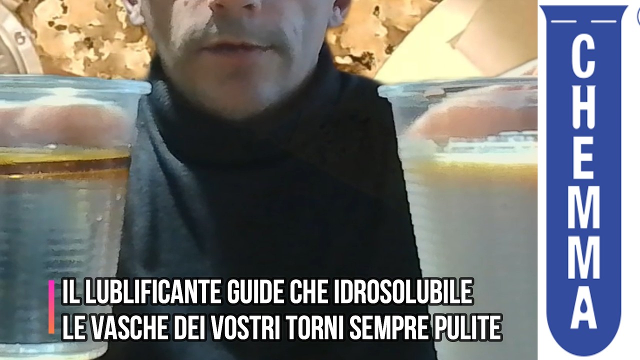 Oggi vi presento un lubrificante slitte e banchine idrosolubile che lascerà le vostre vasche pulite.