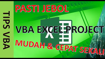 Cara membuka password vba excel yang terkunci - MUDAH CEPAT DAN 1000% WORK