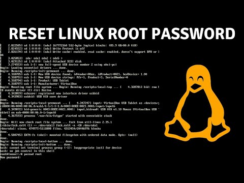 How To Reset Linux Root Password