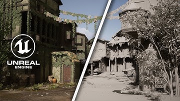 Medieval Abandoned Street - Unreal Engine 5