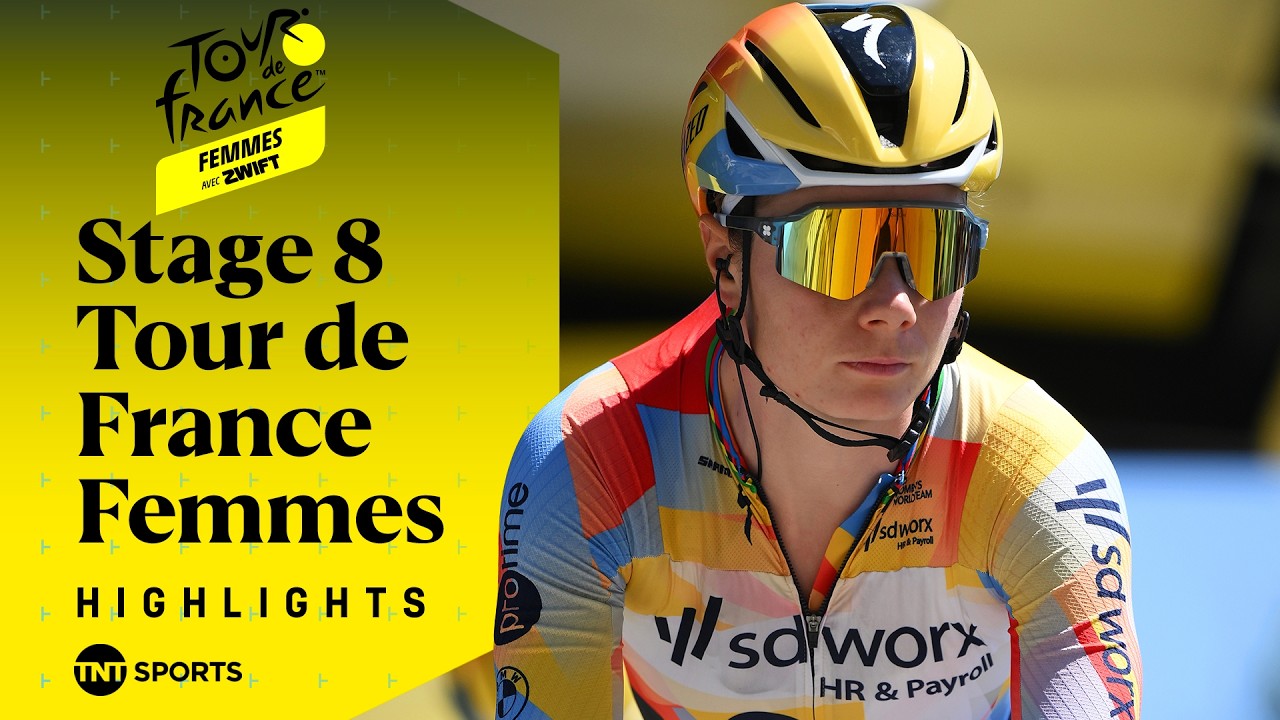 WHAT A PERFORMANCE! 👸 | Tour de France Femmes Stage 8 Race Highlights | TNT Sports Cycling