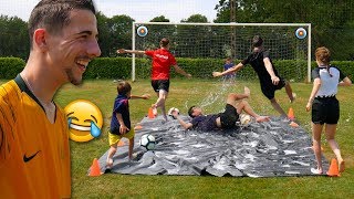 DES TIRS COMPLÈTEMENTS FOUS ! (Pied à glisse/Slip "N" Slide Challenge)