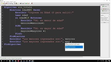 Pseint - Variables Contador