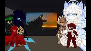 Kaijus react to the great titan war 