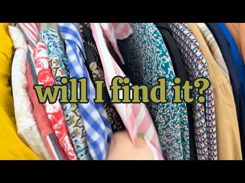 Video I went thrifting with a wishlist... here's how it actually went