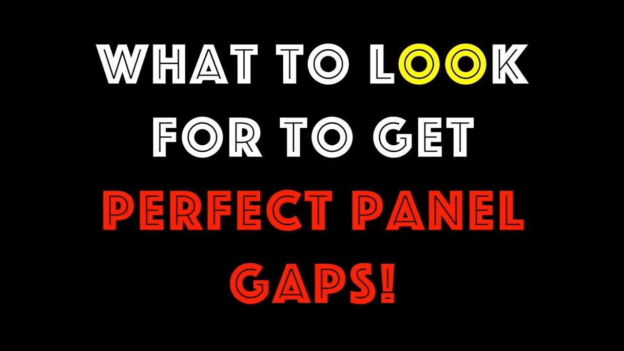 How to get perfect panel gaps Classic Car Restoration Doors Fenders