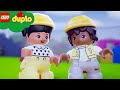 Construction Song - Lego Duplo | Kids Cartoons &amp; Nursery Rhymes | Moonbug Kids