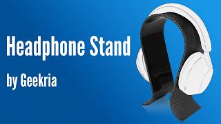 Stop Messy Desks Damaged Ear Pads Geekria Acrylic Omega Headphone Stand Review
