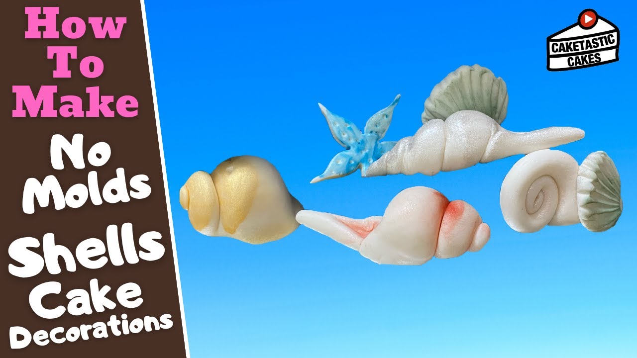 Мастер-класс по созданию торта в океаническом стиле: как сделать ракушки для украшения торта без ...