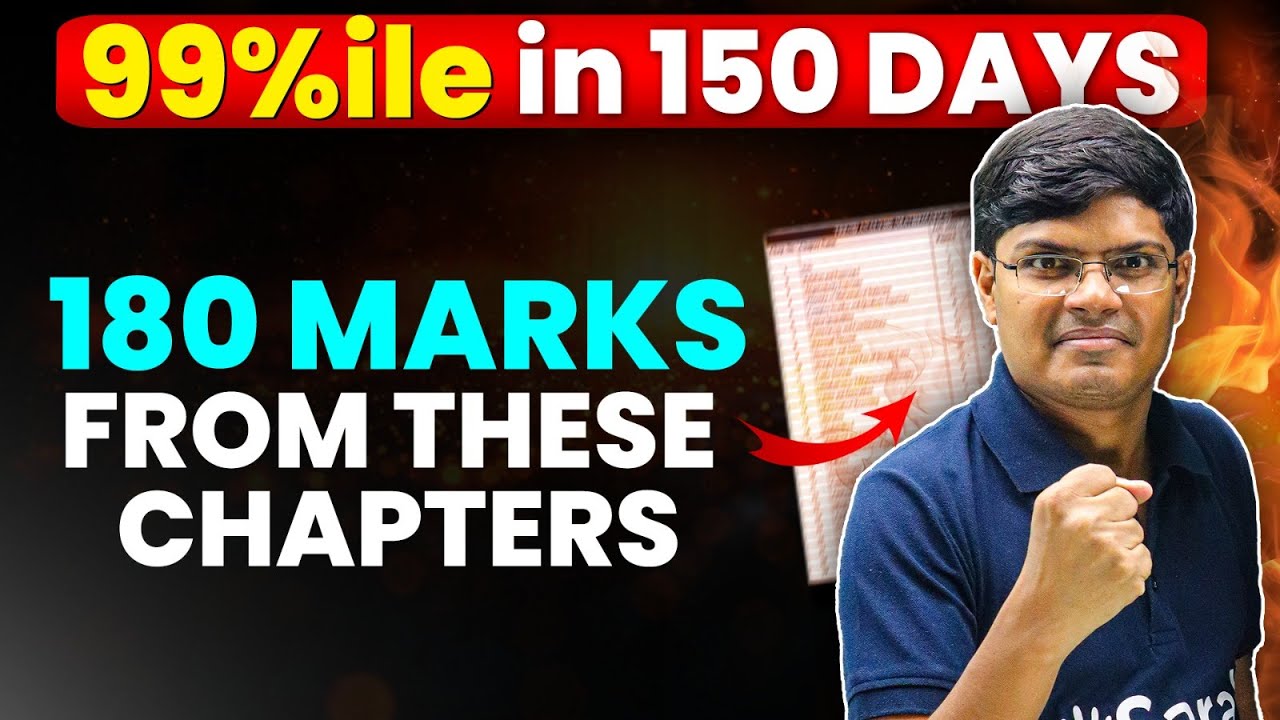 JEE 2026 : 180 Marks Confirmed from these HIGHEST Priority Chapters 🚨 ...