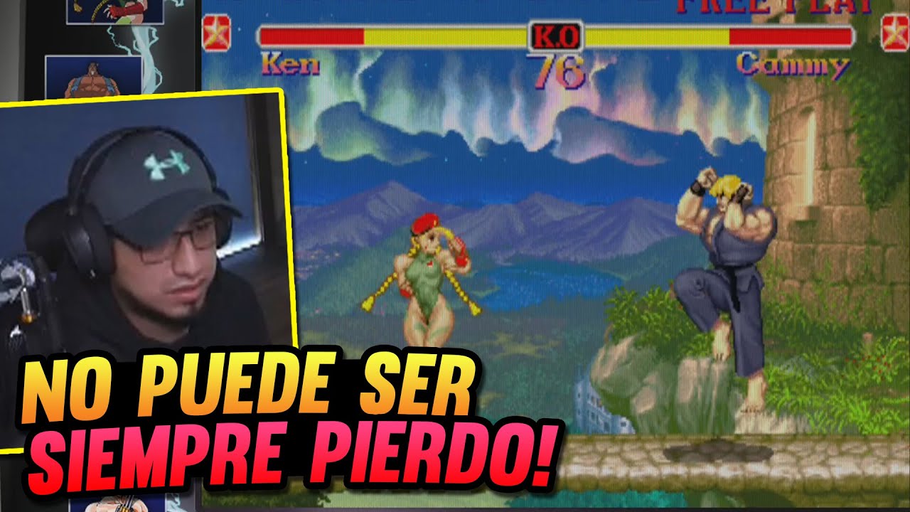 FEDELOBO JUEGA STREET FIGHTER Y PIERDE COMO 100 VECES