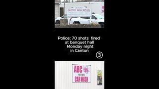 Police investigate shooting at Canton banquet center