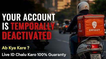 Swiggy Your account is temporarily deactivated | Swiggy id activate kaise kare | 2025