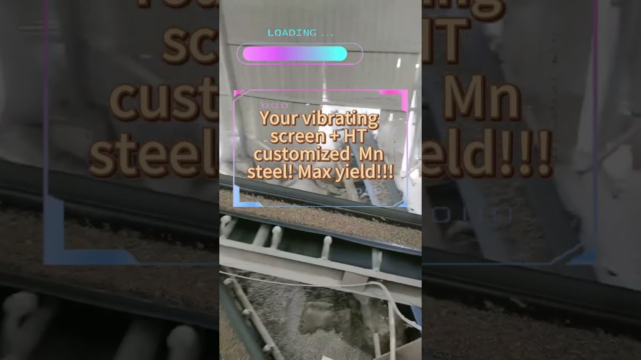 Grading of aggregates in  liner vibrating screen machine