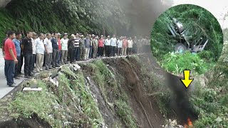 Download Lagu M3NG3RIKAN‼️Sitinjau Lauik Kembali Memakan K0rb4n..,Truk Blong Rem Masuk Jurang MP3