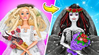 Sad Barbie Become Vampire Bride! ASAP Makeover Needed! Extreme Beauty Hacks by La La Life Games