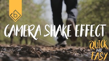 Quick & Easy Way To Create Camera Shake Effect - Adobe After Effects Tutorial