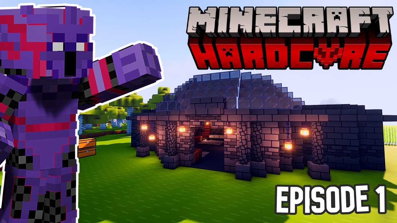 I Played Minecraft HARDCORE For The First Time..... - YouTube