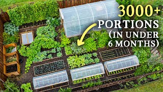 Highly-Productive Kitchen Garden Yields 300kg/650lbs in Only 5 Months! by Huw Richards 61,436 views 3 months ago 10 minutes, 35 seconds
