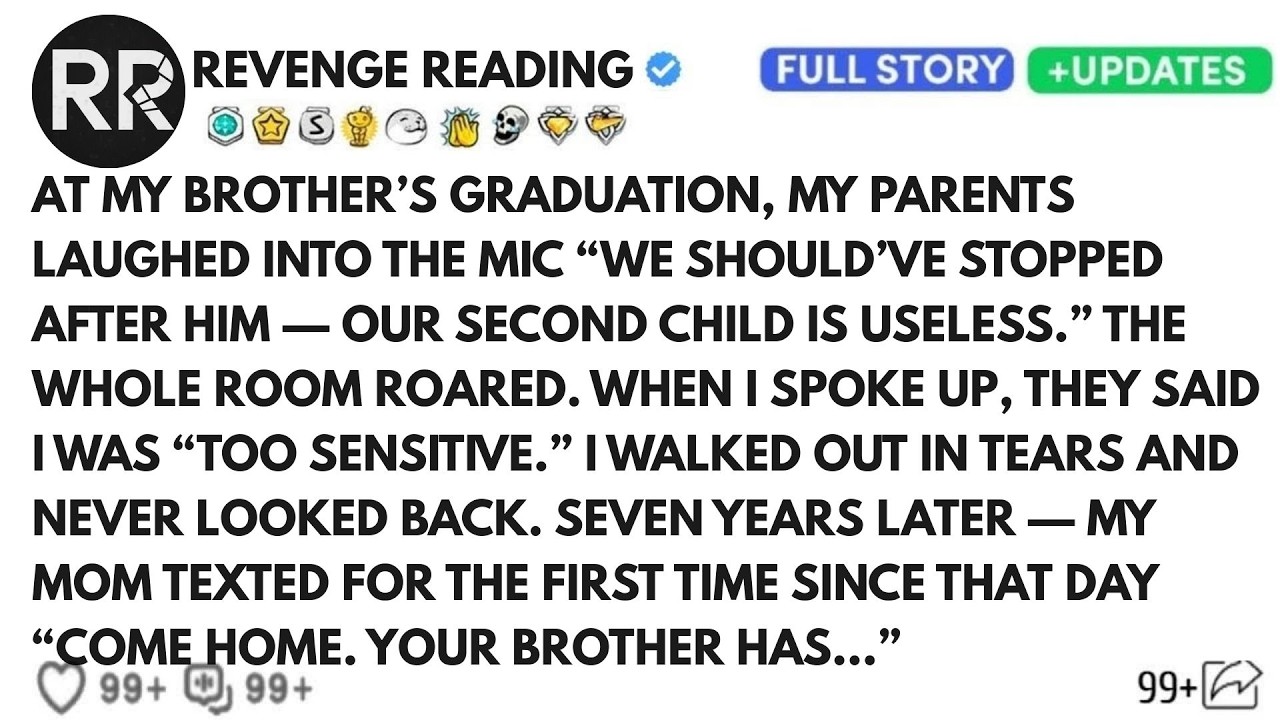 My Parents Said About Me, “Our Second Child Is Useless,” At My Brother’s Graduation — 7 Years Later…