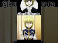 اثبات أن كورابيكا شخص ما يعصب Hunterxhunter Hxh Hunterxhunterfan انمي Anime Otaku Kurapika 