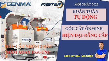 MÁY CẮT NHÔM 2 ĐẦU MÂM XOAY F550 CNC | MÁY CẮT NHÔM CNC TIÊU CHUẨN CHÂU ÂU MỚI NHẤT 2023