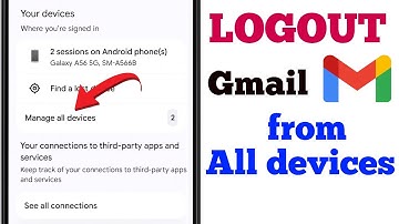 How to Logout Gmail from Other Devices | Logout Gmail from All Devices