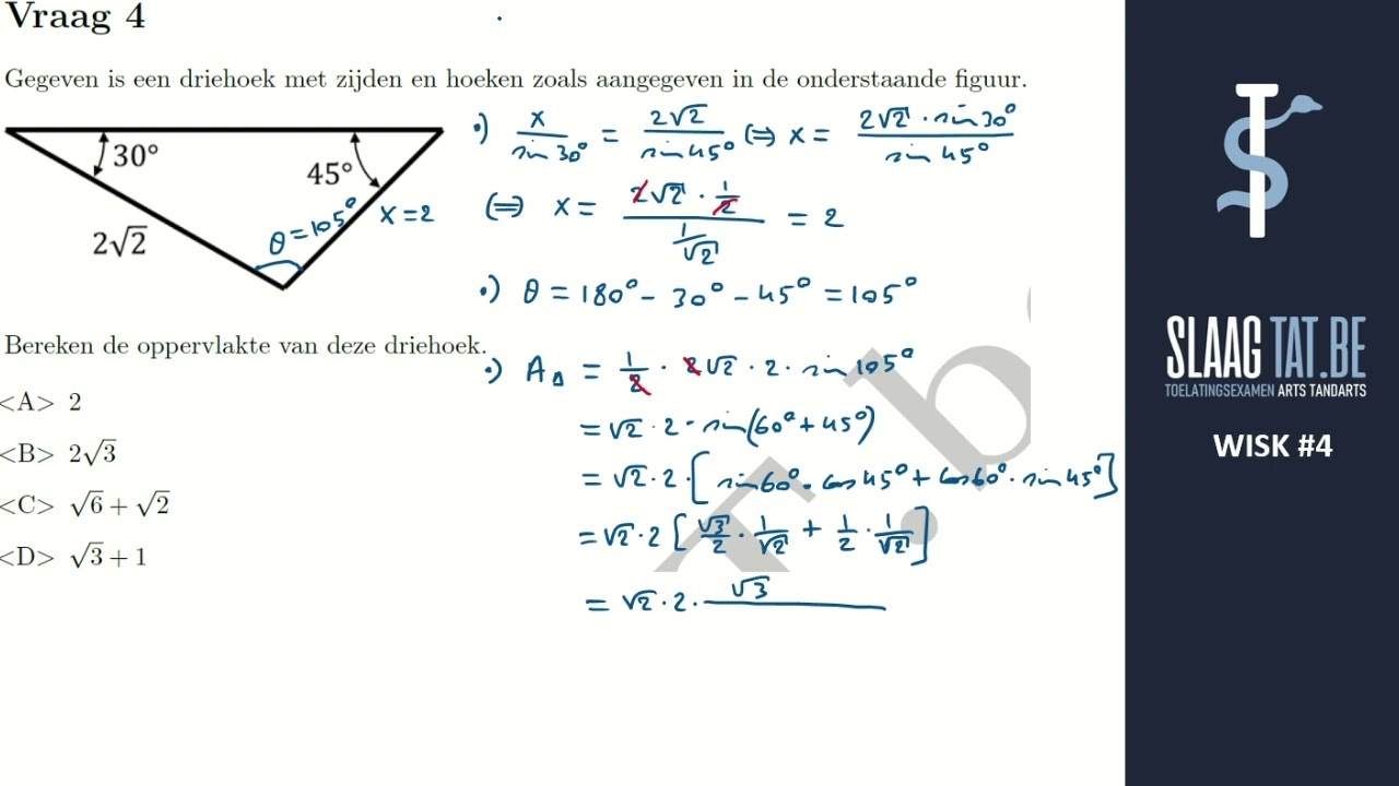 Verbetering Gratis Proefexamen Arts Tandarts 11 Mei 2025 | SlaagTAT|