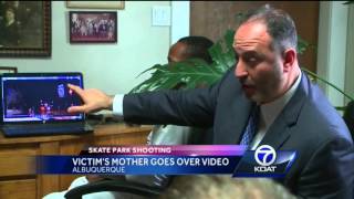 Victim's mother goes over skate park video