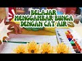 Menggambar dengan cat air menyenangkan