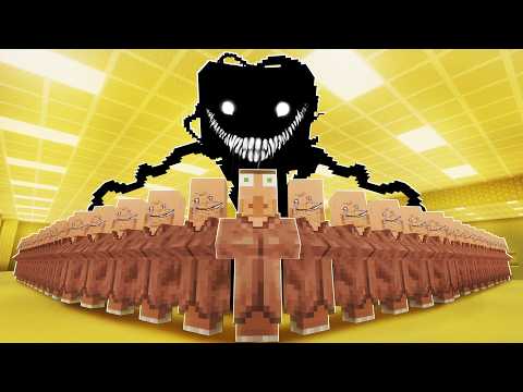 I TRAPPED 100 VILLAGERS in the BACKROOMS