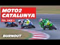Moto2 European Championship | FULL RACE 2 | Barcelona-Catalunya 2019 | BURNOUT