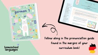 Practice your German pronunciation with Lesson 39 in Homeschool Languages German 1! (2024 EDITION)