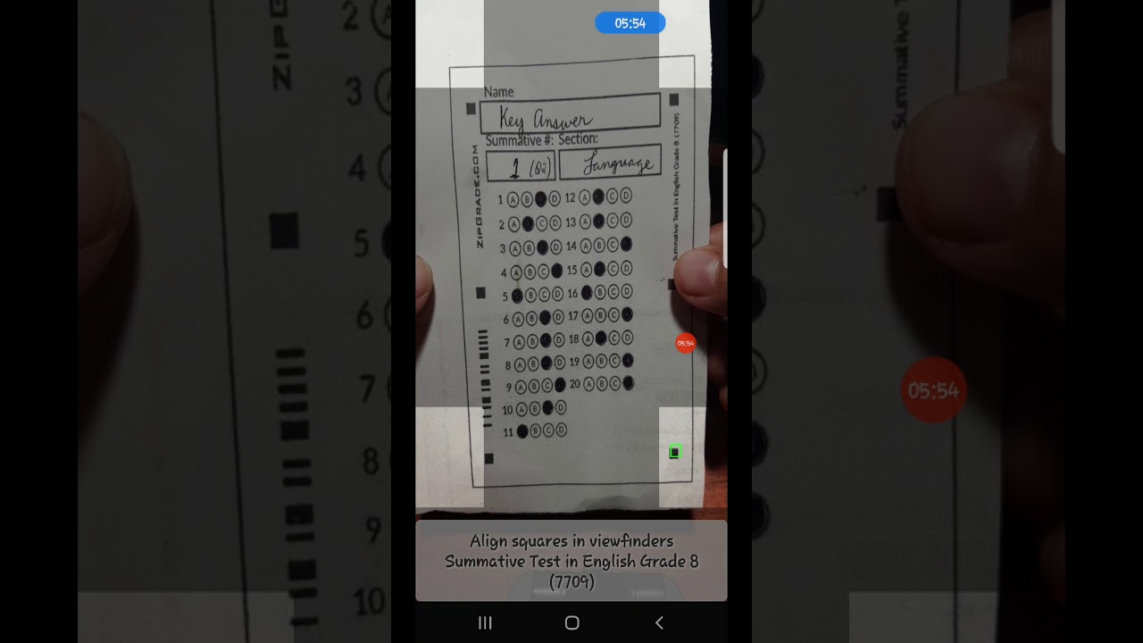 Zipgrade scan only without entering students
