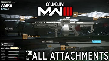 All Attachments of "M4 SMG" AMR9 in Modern Warfare III OPEN BETA Showcase