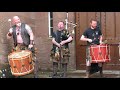 Great Scottish tribal pipes & drums from Clann an Drumma with "Blessin' of the rain" at Scone Palace