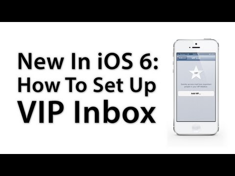 [iOS Advice] How To Set Up VIP Inbox - iOS 6 New Features