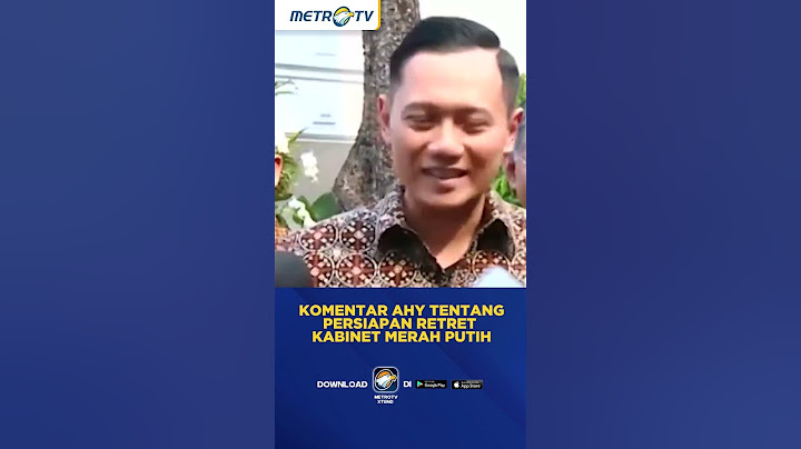 Komentar AHY Tentang Persiapan Retret Kabinet Merah Putih