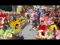 Cambodian village food  khmer street food tour in cambodian  jenny daily life