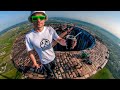 GoPro fusion on the chimney 280 meters VR