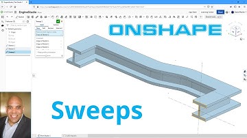 Onshape Tutorial - Part Studio | Sweeps