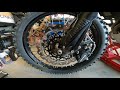 I've done it! DIY 48mm KYB forks into Tenere 700  - How to video