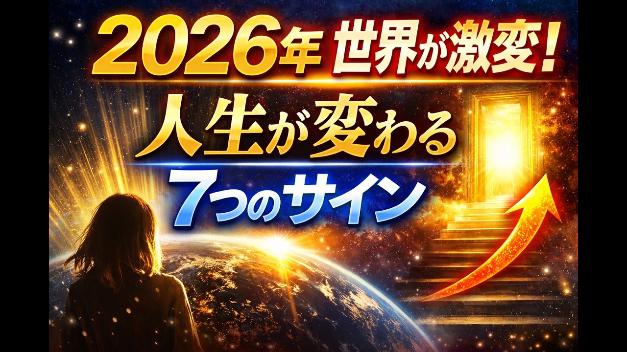 2026年 人生が変わる人の特徴