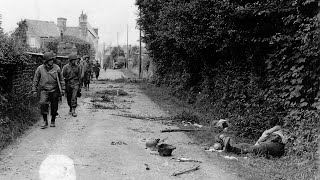U.S. Troops Advance Past Fallen Germans…And This EXACT Spot Today #21