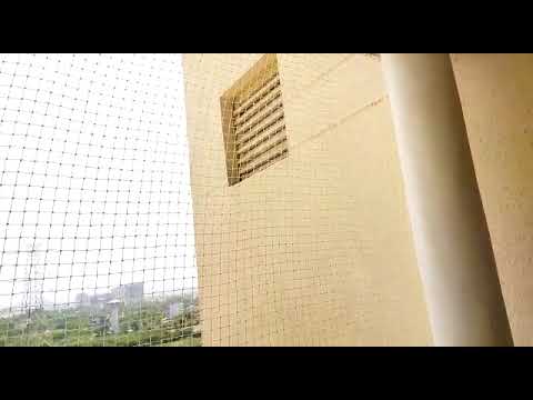 Nylon Transparent Bird Net Installation Done In Balcony - Av Global Service S